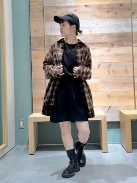 「CANAL JEAN（キャナルジーン）のアイテム」を使った、きな☆ki_naさん（骨格ストレート・レディース・153cm）の秋コーディネート