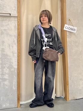 「CIAOPANIC TYPY（チャオパニックティピー）のアイテム（トップス）」を使った、きな☆ki_naさん（レディース・153cm）の秋コーディネート