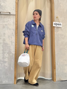 「レイヤードスタイル」｜「アイテム（タンクトップ）」を使った、きな☆ki_naさん（レディース・153cm）の秋コーディネート