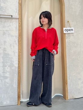 「CIAOPANIC TYPY（チャオパニックティピー）のアイテム（パンツ）」を使った、きな☆ki_naさん（レディース・153cm）の春コーディネート