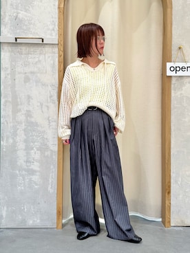 「CIAOPANIC TYPY（チャオパニックティピー）の2WAY配色タンクトップ（タンクトップ）」を使った、きな☆ki_naさん（レディース・153cm）の春コーディネート