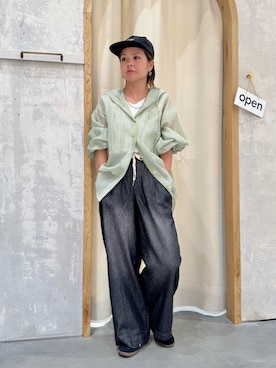 「アイテム（タンクトップ）」を使った、きな☆ki_naさん（レディース・153cm）の夏コーディネート
