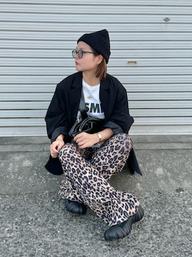 「Onitsuka Tiger（オニツカタイガー）のアイテム」を使った、きな☆ki_naさん（骨格ストレート・レディース・153cm）の秋コーディネート