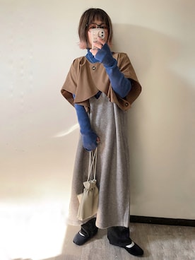 「SVEC（シュベック）のアイテム」を使った、きな☆ki_naさん（レディース・153cm）の冬コーディネート