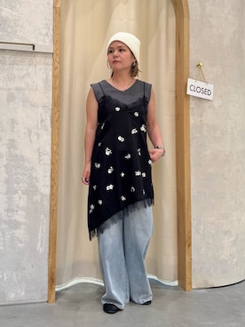 「CIAOPANIC TYPY（チャオパニックティピー）のアイテム（トップス）」を使った、きな☆ki_naさん（レディース・153cm）の夏コーディネート