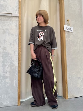 「CIAOPANIC TYPY（チャオパニックティピー）のアイテム（パンツ）」を使った、きな☆ki_naさん（レディース・153cm）の夏コーディネート