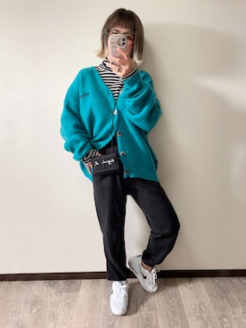 「春ニット」｜「アイテム（財布/小物）」を使った、きな☆ki_naさん（レディース・153cm）の春コーディネート