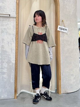 「CIAOPANIC TYPY（チャオパニックティピー）のアイテム」を使った、きな☆ki_naさん（レディース・153cm）の春コーディネート
