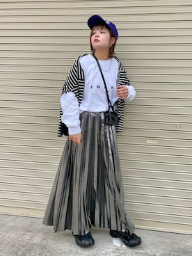 「Onitsuka Tiger（オニツカタイガー）のアイテム」を使った、きな☆ki_naさん（骨格ストレート・レディース・153cm）の冬コーディネート