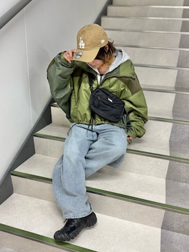 「CIAOPANIC TYPY（チャオパニックティピー）のアイテム（パンツ）」を使った、きな☆ki_naさん（レディース・153cm）の冬コーディネート