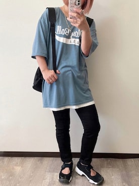 「CFT.（シフト）のアイテム（アクセサリー）」を使った、きな☆ki_naさん（レディース・153cm）の夏コーディネート