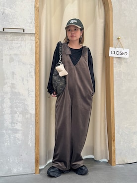 「CIAOPANIC TYPY（チャオパニックティピー）のアイテム（帽子）」を使った、きな☆ki_naさん（レディース・153cm）の秋コーディネート