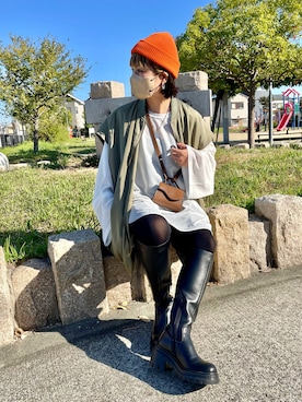 「ODETTE E ODILE（オデットエオディール）のアイテム」を使った、きな☆ki_naさん（骨格ストレート・レディース・153cm）の秋コーディネート
