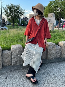 「AIC.（エーアイシー）のアイテム」を使った、きな☆ki_naさん（レディース・153cm）の夏コーディネート