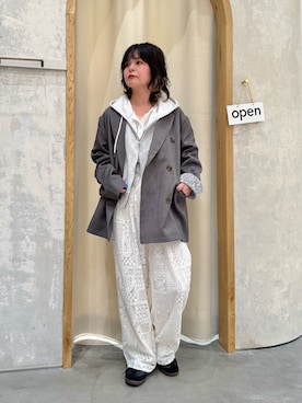 「CIAOPANIC TYPY（チャオパニックティピー）のアイテム（ジャケット/アウター）」を使った、きな☆ki_naさん（レディース・153cm）の春コーディネート