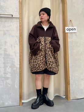 「アイテム（ブーツ）」を使った、きな☆ki_naさん（レディース・153cm）の秋コーディネート