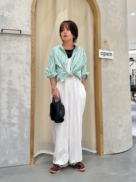 「アイテム（オールインワン・サロペット）」を使った、きな☆ki_naさん（レディース・153cm・40代）の夏コーディネート