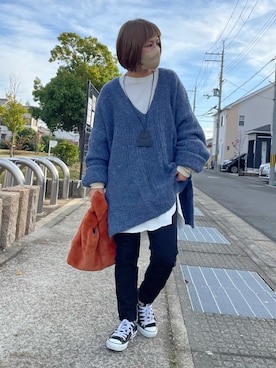 「DAISO（DAISO）のアイテム」を使った、きな☆ki_naさん（レディース・153cm）の秋コーディネート