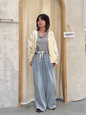 「CIAOPANIC TYPY（チャオパニックティピー）のアイテム（パンツ）」を使った、きな☆ki_naさん（レディース・153cm）の春コーディネート