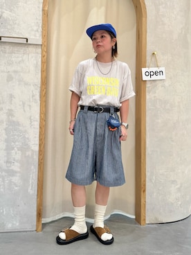 「アイテム（チャーム）」を使った、きな☆ki_naさん（レディース・153cm）の夏コーディネート