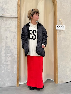 「アイテム（ブルゾン）」を使った、きな☆ki_naさん（レディース・153cm）の秋コーディネート