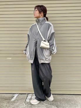 「アイテム（ジャージ）」を使った、きな☆ki_naさん（骨格ストレート・レディース・153cm）の春コーディネート