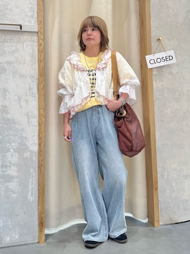 「HELLO.SANFRANCISCO（ハローサンフランシスコ）のアイテム」を使った、きな☆ki_naさん（レディース・153cm）の夏コーディネート