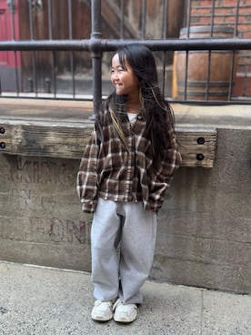 「キッズファッション」｜きな☆ki_naさん（キッズ・124cm）の冬コーディネート