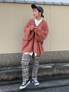 「UNIQLO（ユニクロ）のアイテム（帽子）」を使った、きな☆ki_naさん（レディース・153cm）の秋コーディネート