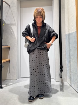 「アイテム（タンクトップ、ブラウン系）」を使った、きな☆ki_naさん（レディース・153cm）の秋コーディネート