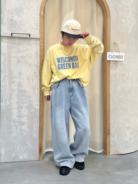 「CIAOPANIC TYPY（チャオパニックティピー）のアイテム（ハット）」を使った、きな☆ki_naさん（レディース・153cm）の秋コーディネート