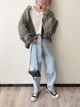 「MATCH&more（マッチアンドモア）のアイテム」を使った、きな☆ki_naさん（レディース・153cm）の秋コーディネート