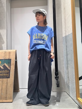 「etsinta（エシンタ）のアイテム」を使った、きな☆ki_naさん（レディース・153cm）の夏コーディネート