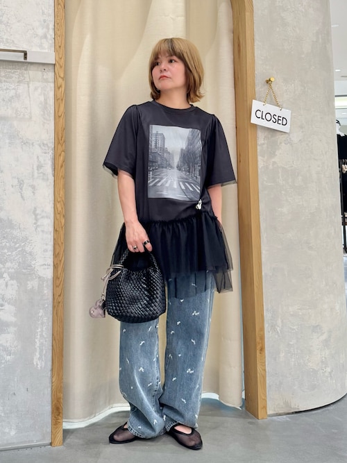 ​豪華4点コーデ！チャオパニックティピー ワイドパンツ＆刺繍デニムJKT Y2K CIAOPANIC TYPY（チャオパニックティピー） ワイドパンツ ジーンズ