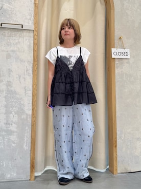 「CIAOPANIC TYPY（チャオパニックティピー）のアイテム」を使った、きな☆ki_naさん（レディース・153cm）の夏コーディネート