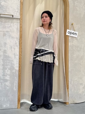 「CIAOPANIC TYPY（チャオパニックティピー）のアイテム（帽子）」を使った、きな☆ki_naさん（レディース・153cm）の冬コーディネート