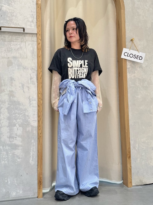 willow ドットストライプオールインワン CIAOPANIC TYPY｜【willow】ドットストライプオールインワン | Rakuten