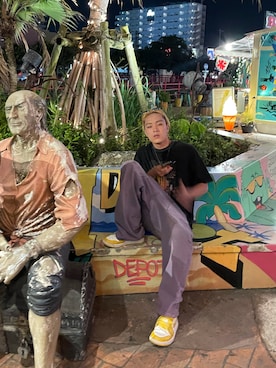 「ARULE（アルール）のアイテム」を使った、sndさん（メンズ・172cm）の春コーディネート