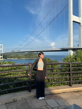 「クロップド丈」｜rikaさん（レディース・167cm）の秋コーディネート