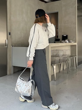 「モーメントプラス」｜moment+さん（レディース・159cm）の春コーディネート