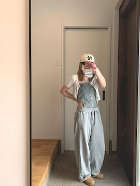 「GAP（ギャップ）のアイテム（トップス）」を使った、Sayaさん（レディース・150cm）の夏コーディネート