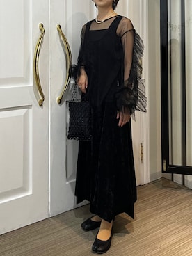 「hellam（へラム）のアイテム（トップス）」を使った、naihさん（レディース・158cm）の冬コーディネート