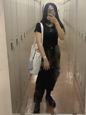 「アイテム（Tシャツ/カットソー）」を使った、Ami さん（レディース・144cm・20代）の夏コーディネート