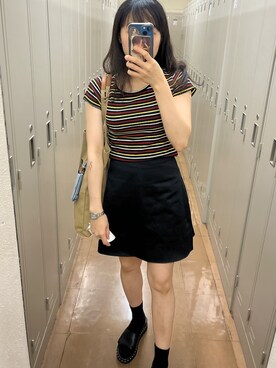 「ADER error（アーダーエラー）のアイテム（バッグ）」を使った、Ami さん（レディース・144cm）の秋コーディネート