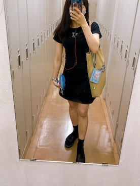 「ADER error（アーダーエラー）のアイテム（バッグ）」を使った、Ami さん（レディース・144cm）の秋コーディネート