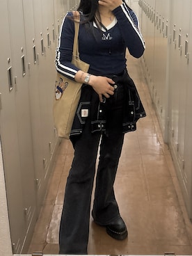 「ADER error（アーダーエラー）のアイテム」を使った、Ami さん（レディース・144cm）の春コーディネート
