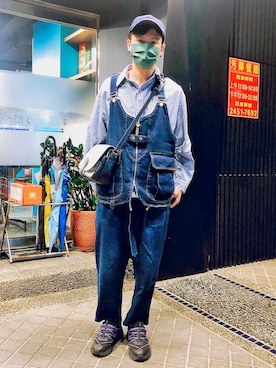 「NERDY（ノルディ）のアイテム」を使った、Kidd さん（メンズ・172cm）の冬コーディネート