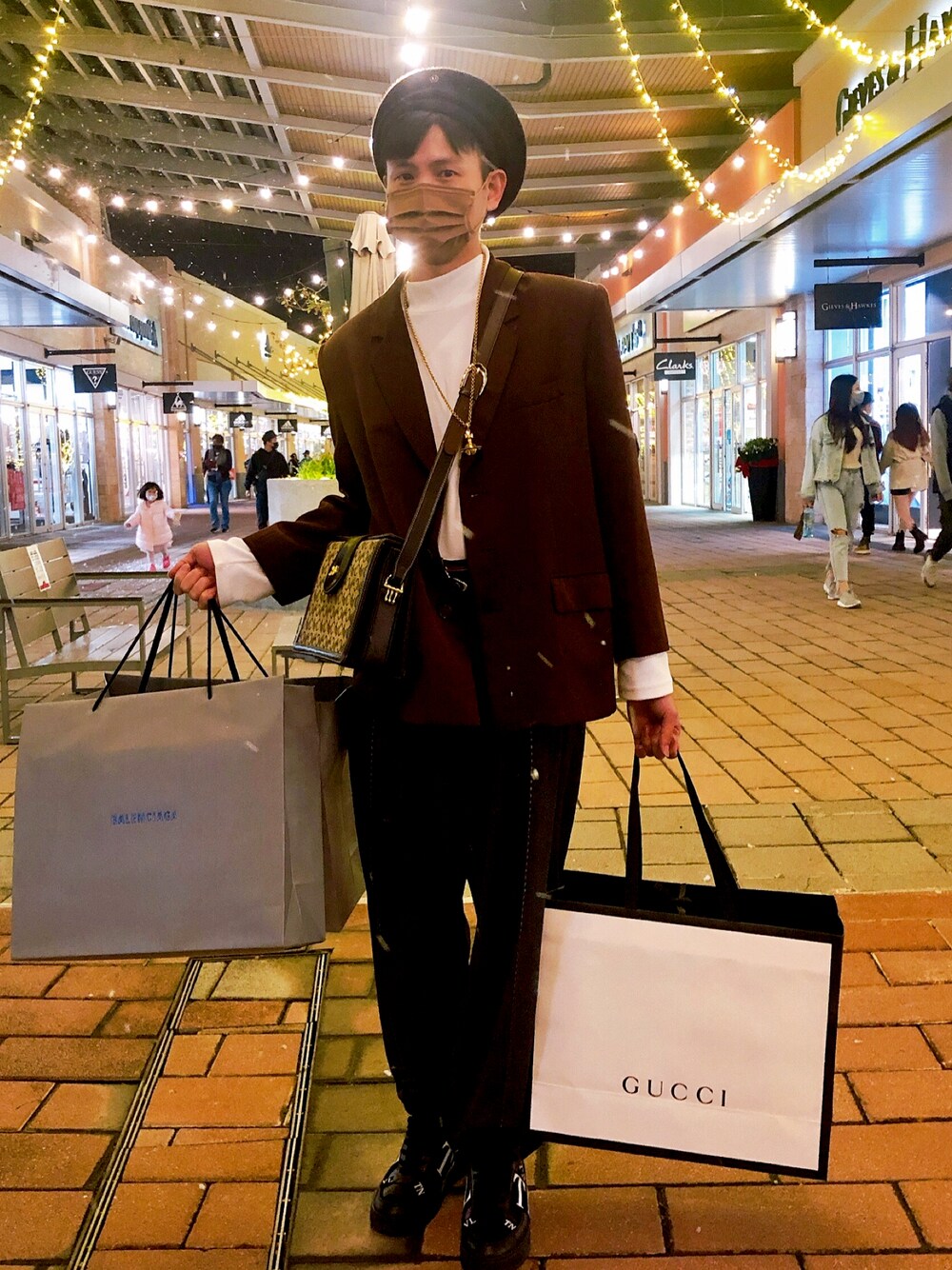 「ootd」｜「Vivienne Westwoodの63020113-CN/PINA SMALL ORB PENDANT（ネックレス、ピンク系）」を使った、Kidd さん（メンズ・172cm）の冬コーディネートの1枚目の写真