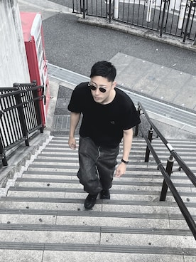 「N.HOOLYWOOD（N.ハリウッド）のアイテム（Tシャツ/カットソー）」を使った、kuroihito (tommy)さん（メンズ・173cm）の秋コーディネート