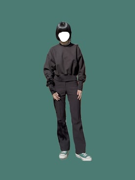 「GOGOSING（ゴゴシング）のアイテム」を使った、일さん（レディース・157cm）の秋コーディネート